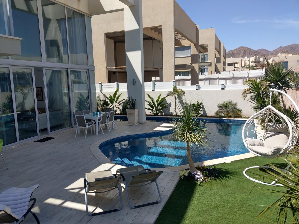 Turquoise Apartment With Pool Eilat Esterno foto